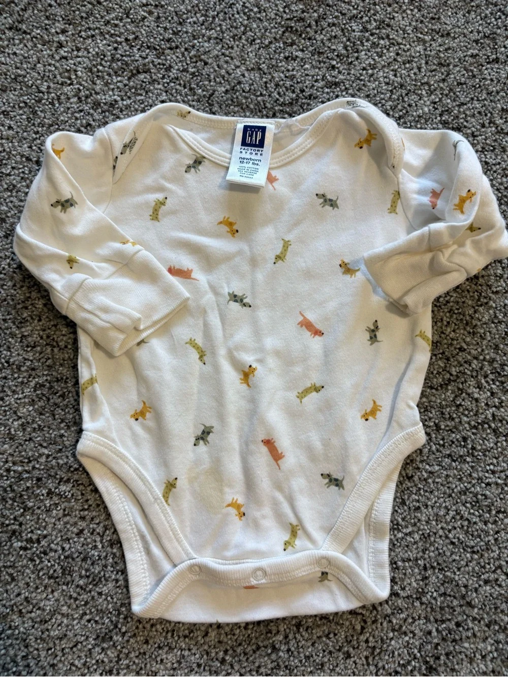 Vintage Y2K era Gap Newborn Girl Long-sleeve Outfits